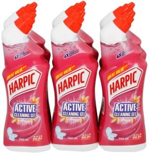 Harpic Pot Pourri Active Cleaning Floral Gel Toilet Cleaner