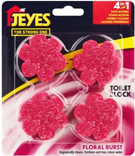 Jeyes Toilet Floral Block Toilet Cleaner