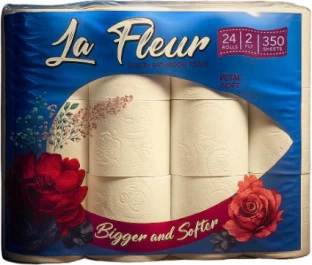 La Fleur 2 Ply Toilet Paper Roll