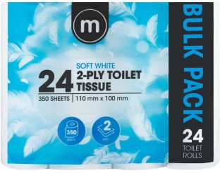 M 2 Ply Toilet Paper Roll