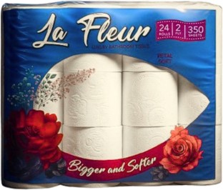 La Fleur 2 Ply Toilet Paper Roll