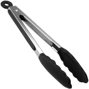 Takme Home Silicone Tongs 12 inch Serving Tongs