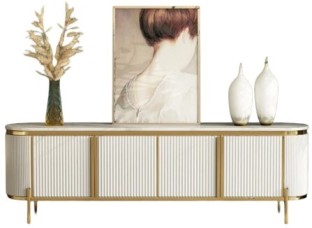 Furniture Home Luxury TV Stand Solid Wood TV Entertainment Unit Engineered Wood TV Entertainment Unit