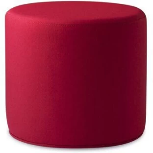 KARLA CYLINDRICAL OTTOMAN ROUND Fabric Standard Ottoman