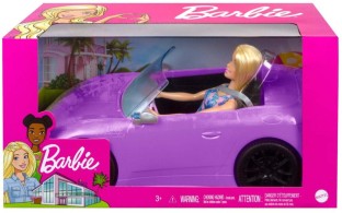 Barbie Blonde Hair Doll & Convertible