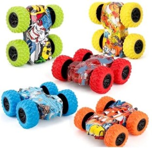 R AND E Set of 5 Fun Double-Side Vehicle Fall Resistance Shatter