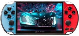 X7Plus 5.1 inch Built-in 10500+ Free Games /Arcade, Dual Joystick Portable Handheld Game Console, 8GB RAM, Music/Gamer HD Edition