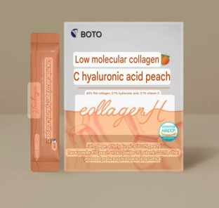 BOTO Small Molecular Collagen C Hyaluronic Acid Peach ( 30 x 2g Sachets)