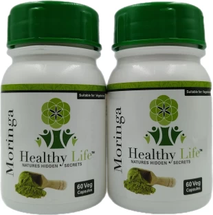 Healthy Life Products Healthy Life - Moringa Capsules - 60's x 2