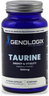 Genologix Taurine 1500mg 30 Servings x 120 Capsules