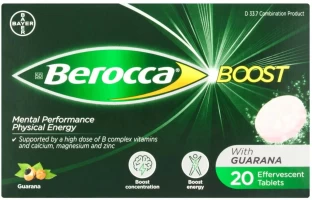 Berocca Boost Effervescent Tablets With Guarana