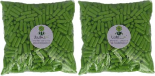 Healthy Life Green Empty GELATIN Capsules Size 0- 2 Packs of 1000