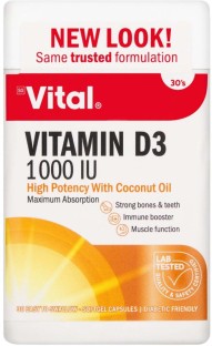 Great White Vital Vitamin D3 1000 IU