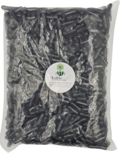 Healthy Life Black Empty Gelatine Capsules Size 0 - 1000 in a Pack