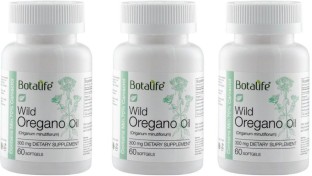 Botalife Wild Oregano Oil Capsules -Extra Strength min 70 Carvacrol - 3 Pack