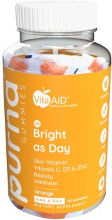 Vita Aid Purna bright as day gummies, orange flavour