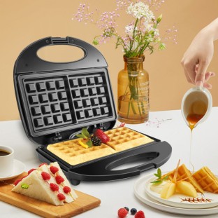 Just Simplified 750W Luma Bella Electric Non-stick Sandwich Waffle Maker