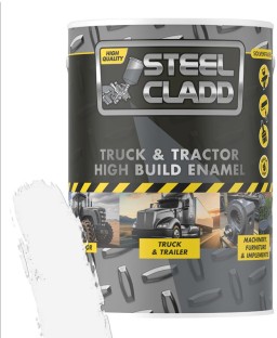 Steel Cladd Truck And Tractor Enamel White 5L White Enamel Wall Paint