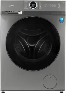 Midea 10 kg Front Loader Washing Machine Inverter MF200W100WB/T - Silver