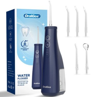 OralGos Dental Irrigator Battery Rechargeable Cordless Water Flosser