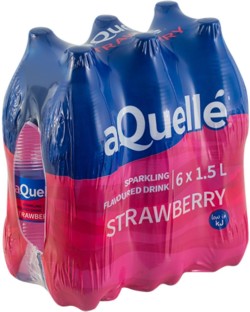 aQuelle Sparkling Strawberry Flavoured Water
