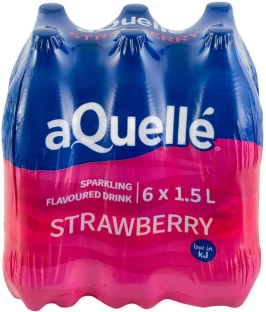 aQuelle Sparkling Strawberry Flavoured Water