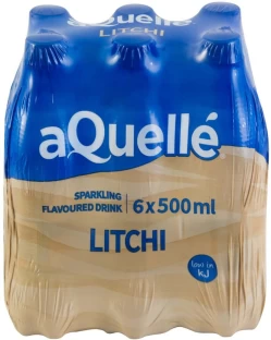 aQuelle Sparkling Litchi Flavoured Water