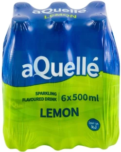 aQuelle Sparkling Lemon Flavoured Water