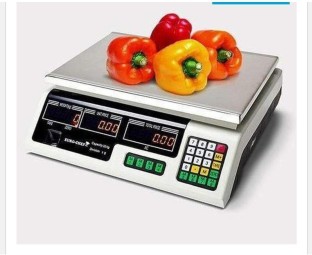 Digital Price Computing scale 40kg dual display with a keyholder Price Computing Digital Counter or Table Top Weighing Scale