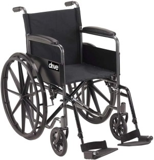 Drive Medical Silver Sport 2 (18 inches) Manual  Self-propelled Wheelchair