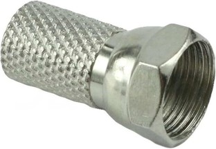 PressPlay Tech F Coaxial Cable Connector Screw On Type Push-in Wire Connector