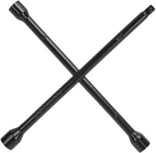 Mastercraft 4 Way Wheel Spanner Single Sided Lug Wrench