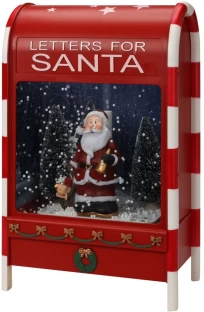 Excellent Houseware Animated Santa Postbox Mail Box for  Indoor Use