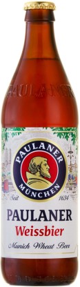 Paulaner Munich Wheat Beer Weiss Bottle