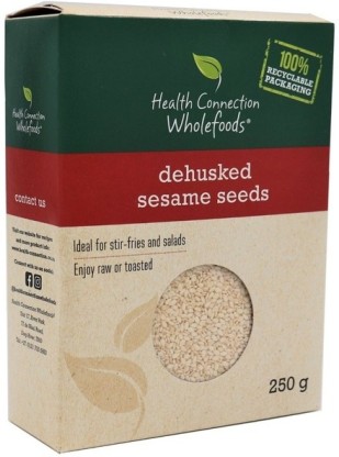 Health Connection Wholefoods Dehusked Sesame Seeds ( Hulled) 250g Box