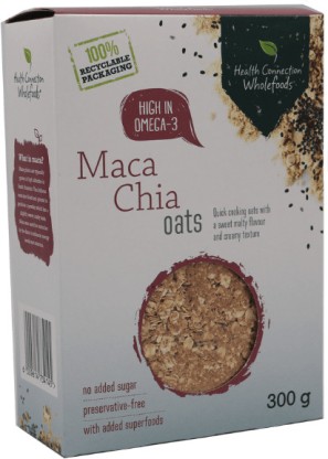 Health Connection Wholefoods Maca Chia Oats 300g Box