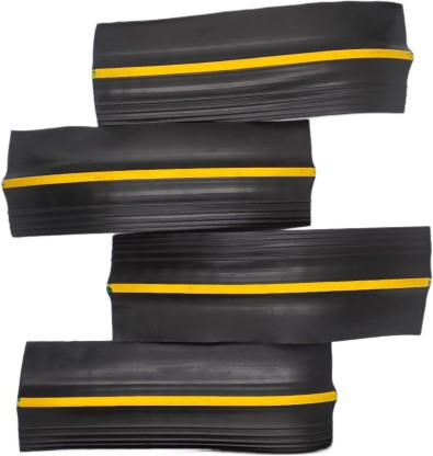 Healthy Life Garage Car Stopper- 4 Pack with Adhesive Floor Mounted Floor Mounted Door Stopper