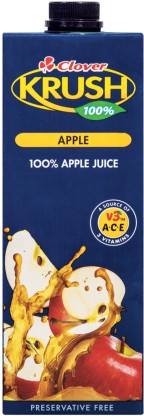Clover Krush Apple 100% Juice Blend