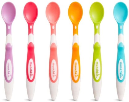 Munchkin Soft Tip Infant Spoon - 6 Pack  - BPA Free, Silicone