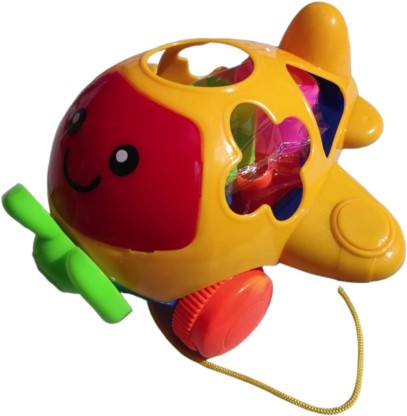 Generic Baby Educational Aeroplane Toy with Shapes-Numbers-Children's Toy Colours & Shapes