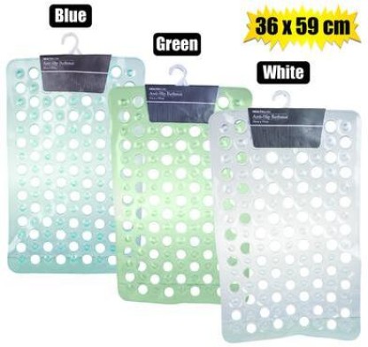 health glow Bathmat silicone asstd colours 36x59cm Bathroom Mat