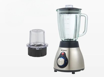 Ecco 2 IN 1 Blender with coffee Grinder Attachment 400 W Juicer Mixer Grinder (2 Jars, SILVER)