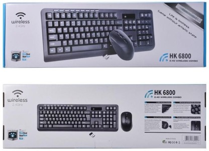 DW HK6800 2.4G Wireless Keyboard Combo Wireless