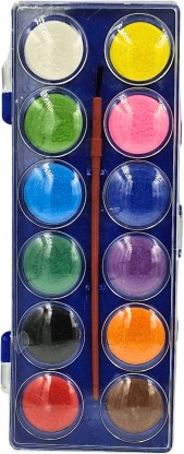 Healthy Life Baroque 12 Watercolour Paint and Brush Set