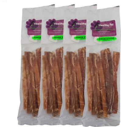 Healthy Pet Accessories Sinew Sticks Dog Chew Treats | Small, Approx. 7 Sticks per Pack | Natural, Long-Lasting Chews for Healthy Teeth & Gums Beef NA Treat
