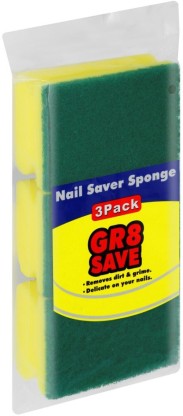 Gr8 Save Nail Saver Sponge Scrub Sponge