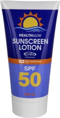 Health Glow Sunscreen - SPF SPF 50 Sunscreen lotion spf50 150ml tube