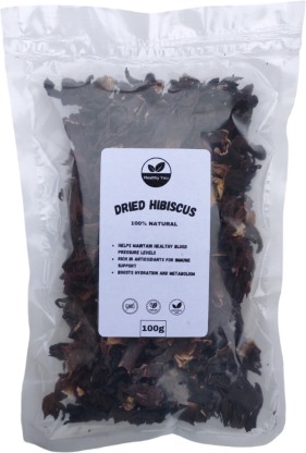 Healthy You Dried Hibiscus Flowers Loose tea Herbal Tea Vacuum Pack