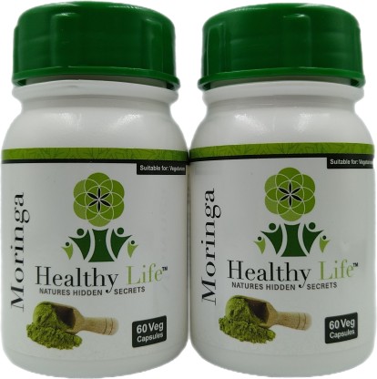 Healthy Life Products Healthy Life - Moringa Capsules - 60's x 2