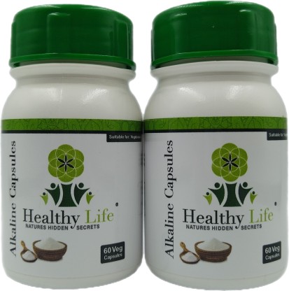 Healthy Life Products Healthy Life - Alkaline Capsules - 60s x 2 Pack